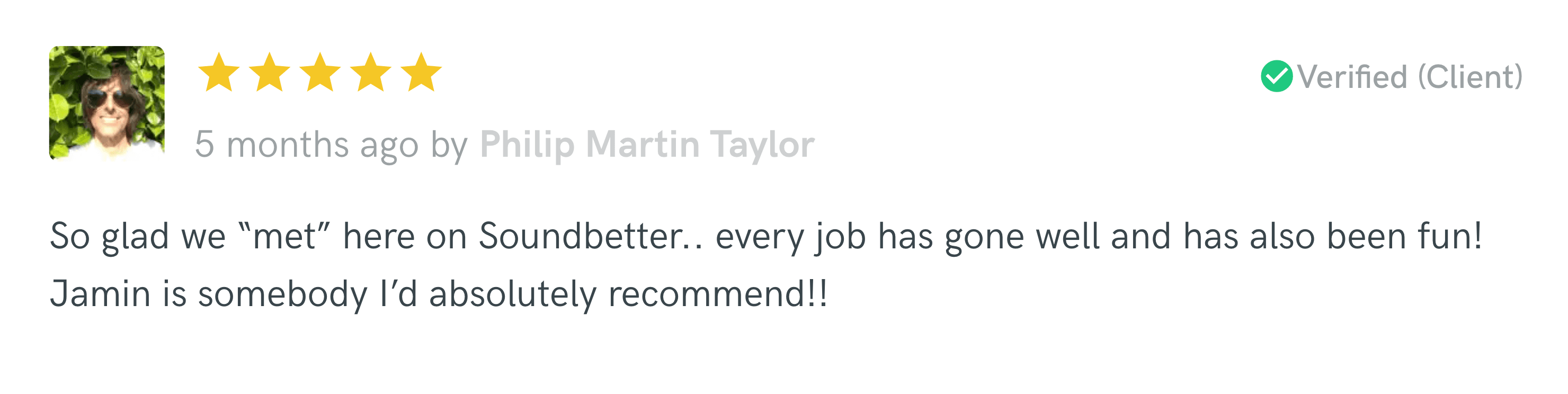 Sound Better testimonial image 4